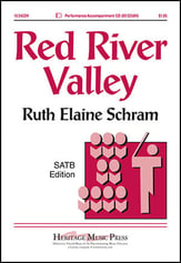 Red River Valley SATB choral sheet music cover